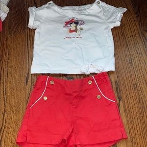 Janie and Jack firecracker outfit